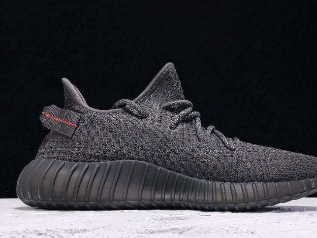 (Reflective) 350 V2 Yeezy Static FU9007 - Black Boost Adidas 0826